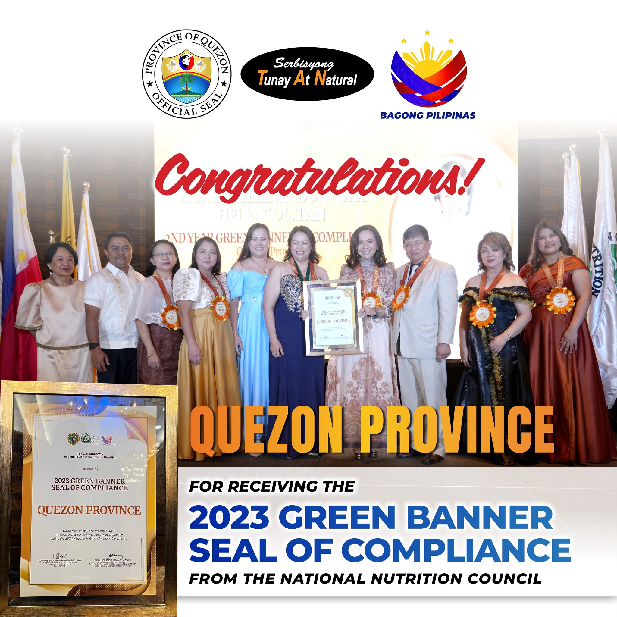 Congratulations Lalawigan ng Quezon!