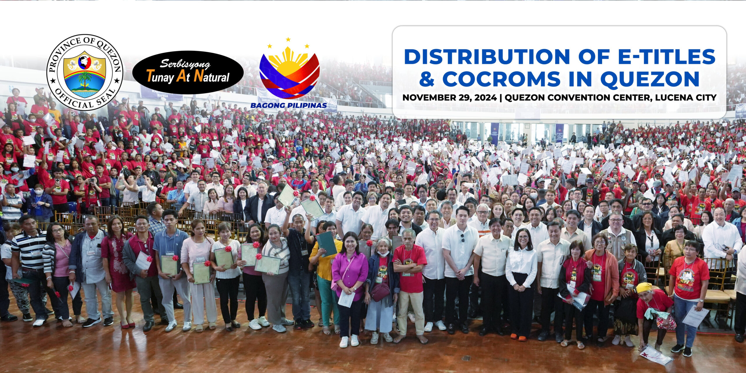 Distribution of E-Titles & Cocroms in Quezon | November 29, 2024