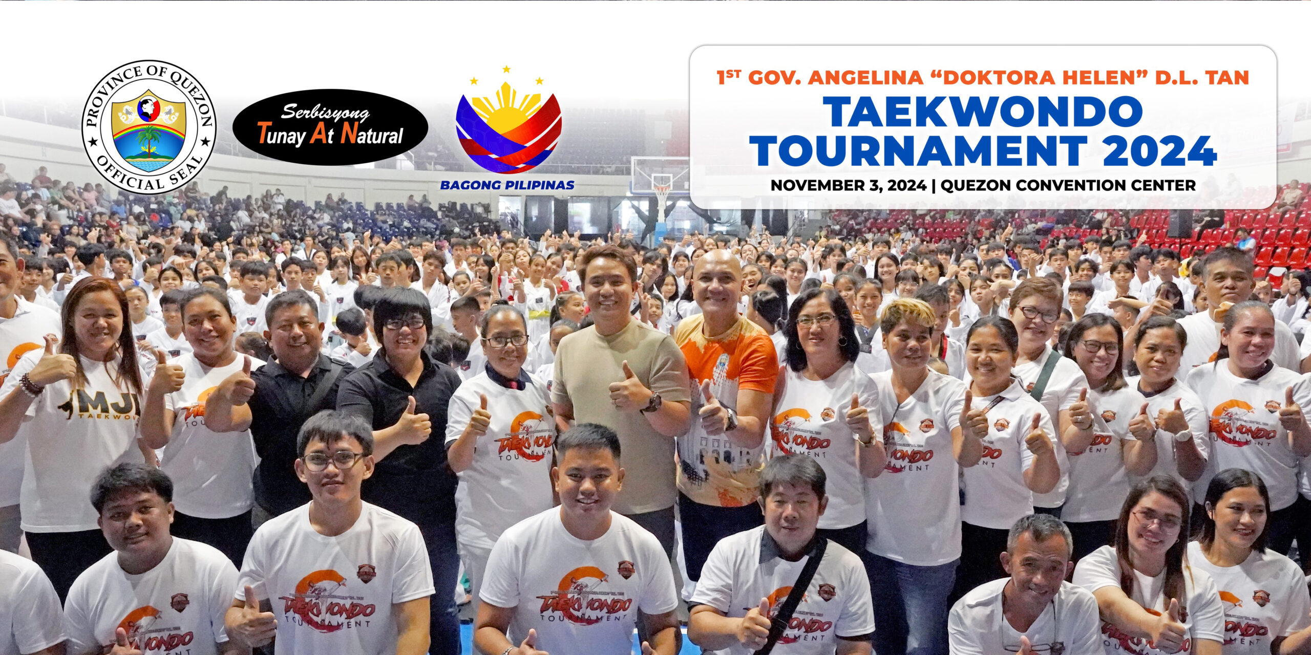 1st Gov. Angelina “Doktora Helen” D.L. Tan Taekwondo Tournament 2024 | November 3, 2024