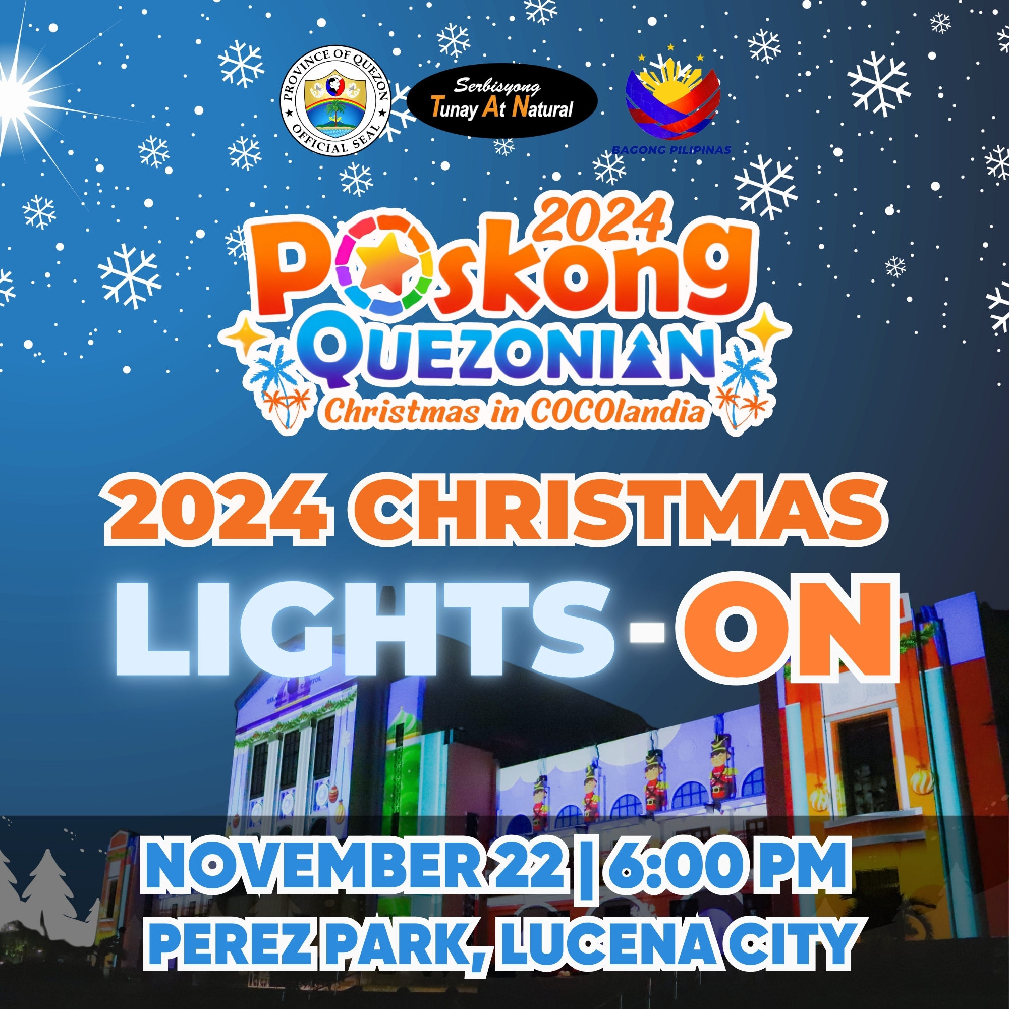 2024 Paskong Quezonian – Lights on – 6pm November 22, 2024