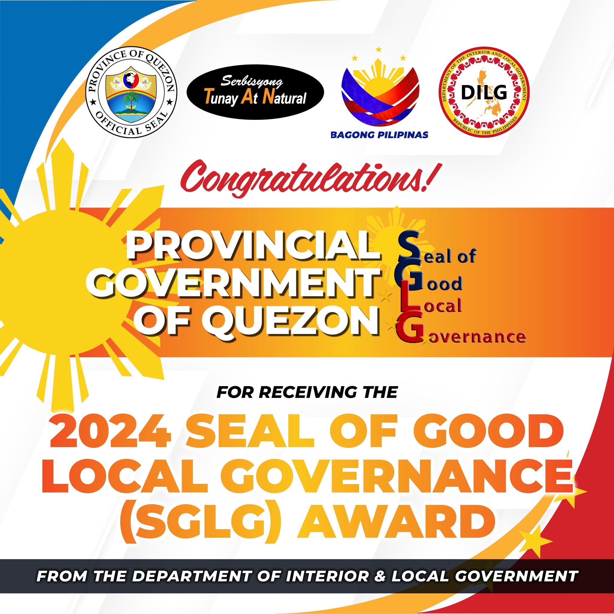 2024  Seal of Good Local Governance (SGLG) Award