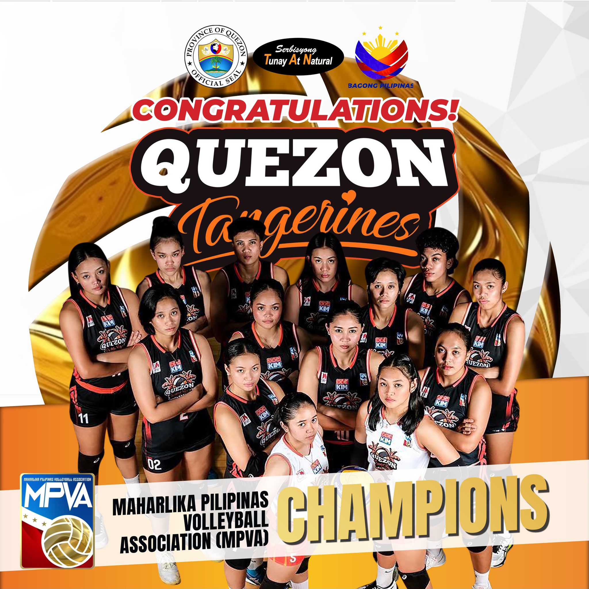 CONGRATULATIONS, QUEZON TANGERINES!