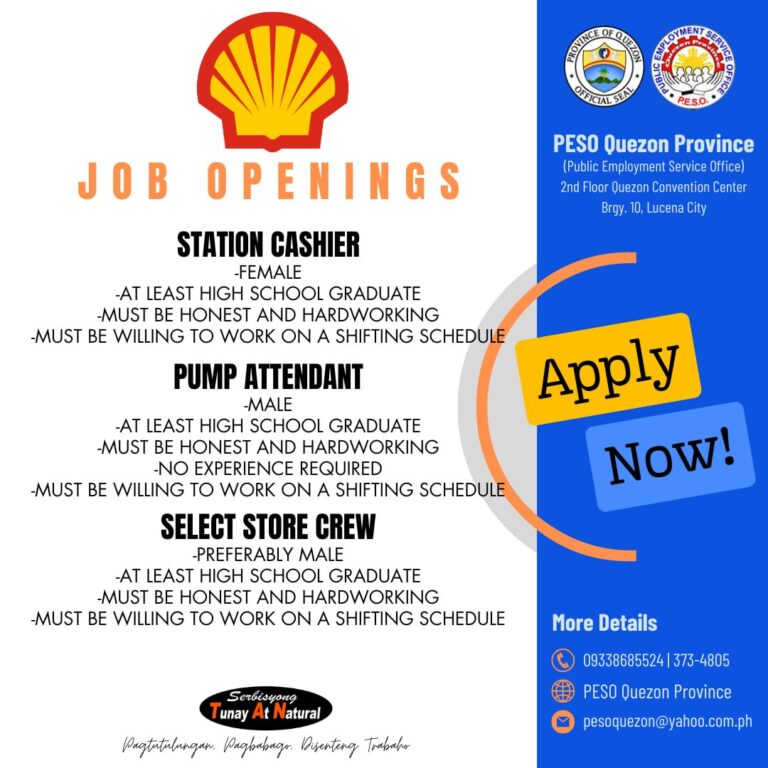 JOB OPENINGS