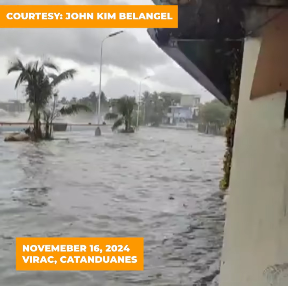 Storm Surge sa Virac, Catanduanes