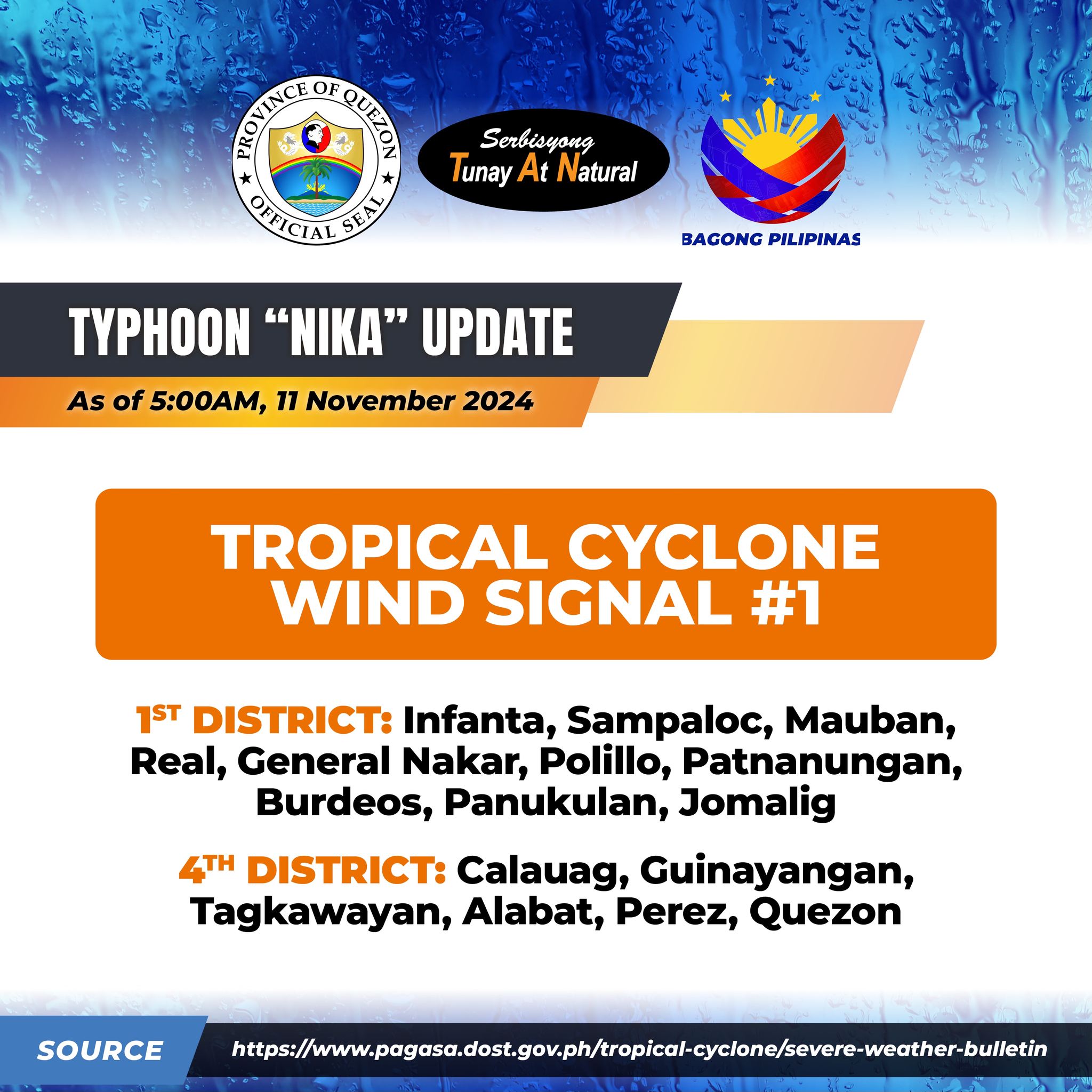 TCB #11 TYPHOON “𝐍𝐈𝐊𝐀” (𝐓𝐎𝐑𝐀𝐉𝐈) 5:00AM, 11 November 2024