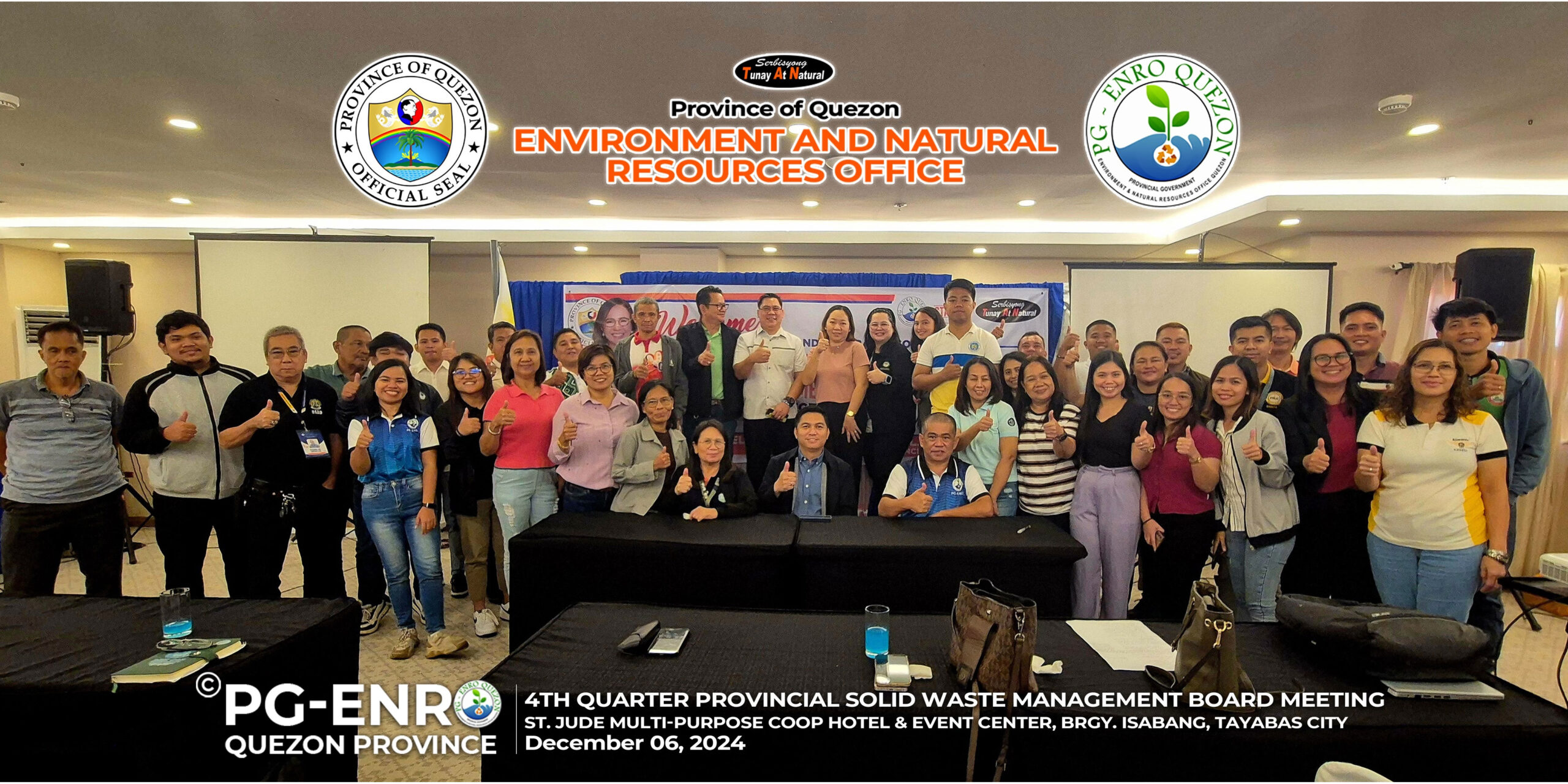 4th Quarter Provincial Solid Waste Management Board Meeting | December 06, 2024