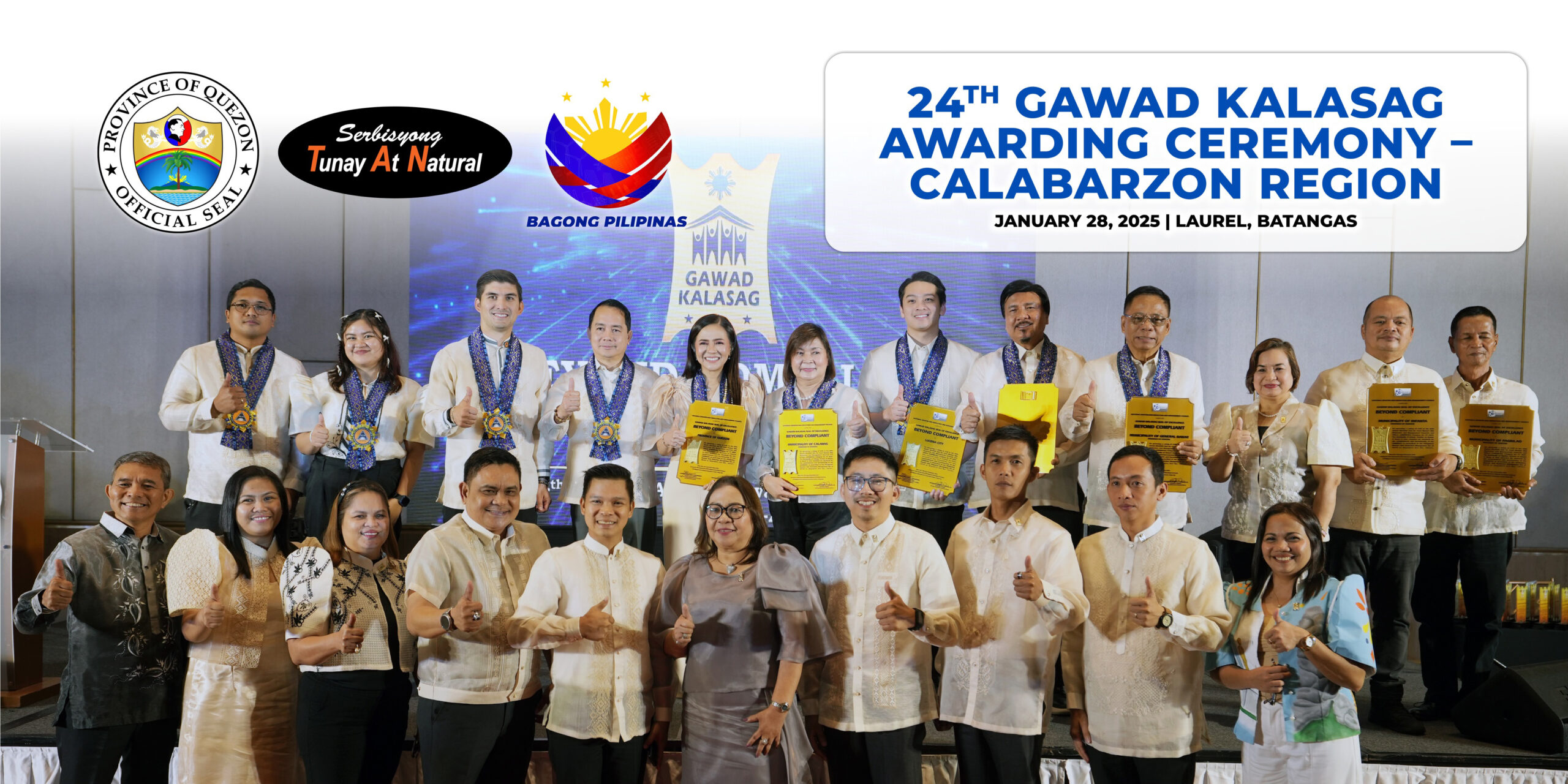24th  Gawad KALASAG awarding ceremony – CALABARZON Region | January 28, 2025