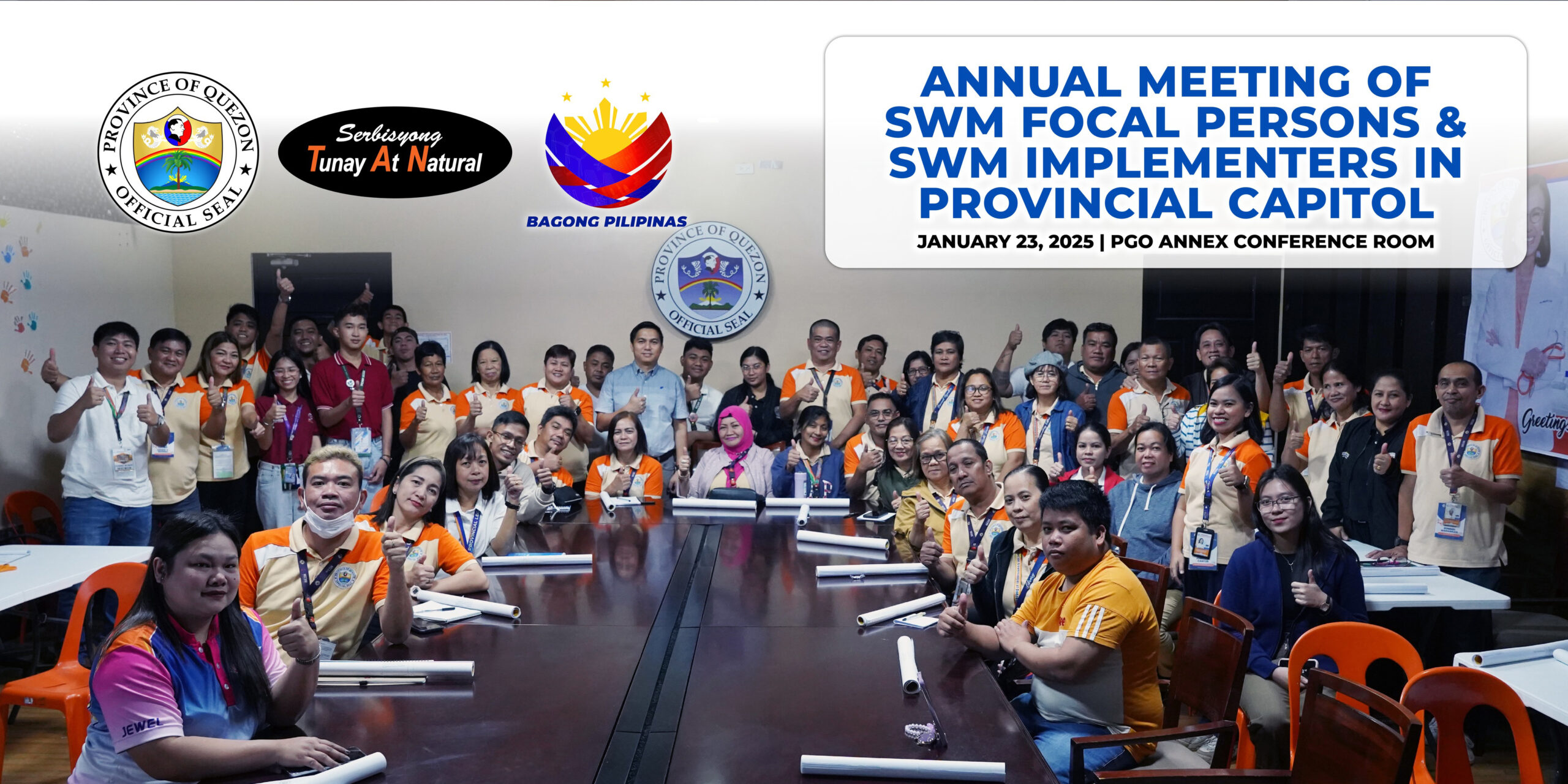 Annual Meeting of SWM Focal Persons & SWM Implementers in Provincial Capitol | January 23, 2025