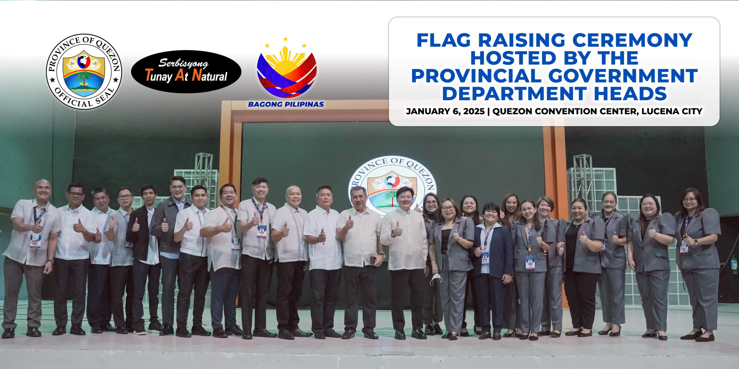 Flag Raising Ceremony hosted by the Provincial Government Department Heads | January 6, 2025