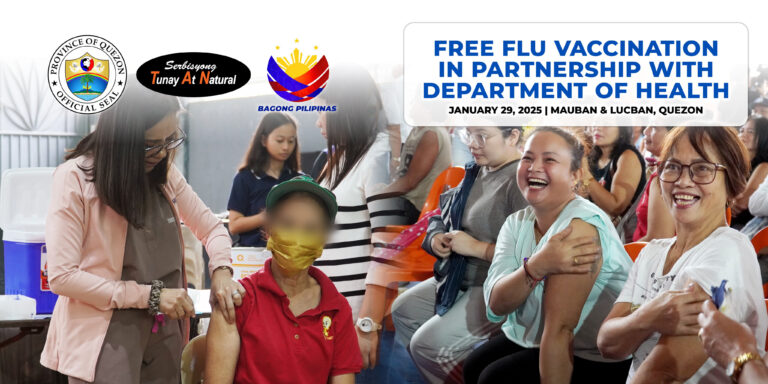Free Flu Vaccination in Partnership with Department of Health (DOH) – Lucban and Mauban | January 29, 2025