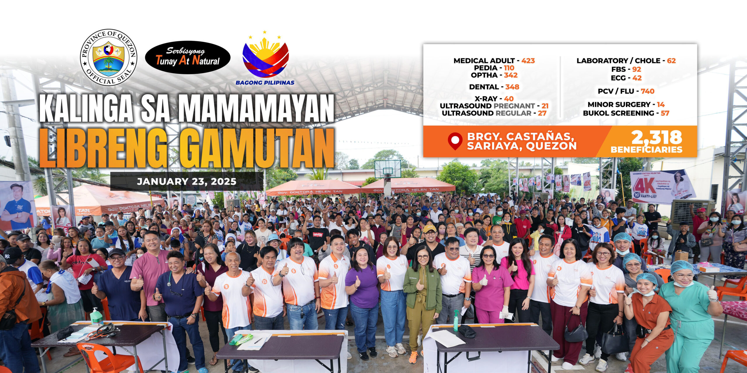 Kalinga sa mamamayan, Libreng Gamutan | January 23, 2025