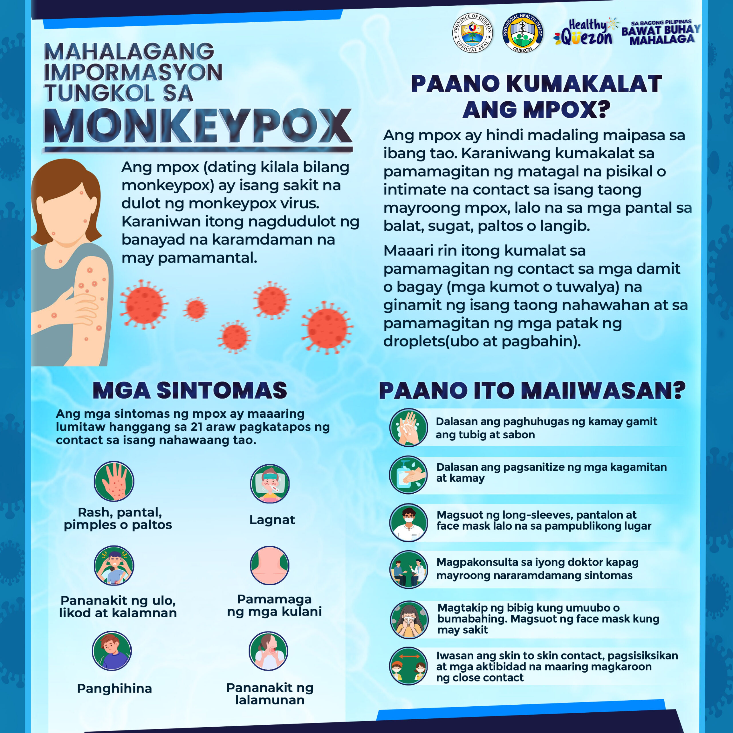 Mahalagang Impormasyon Tungkol sa Monkeypox