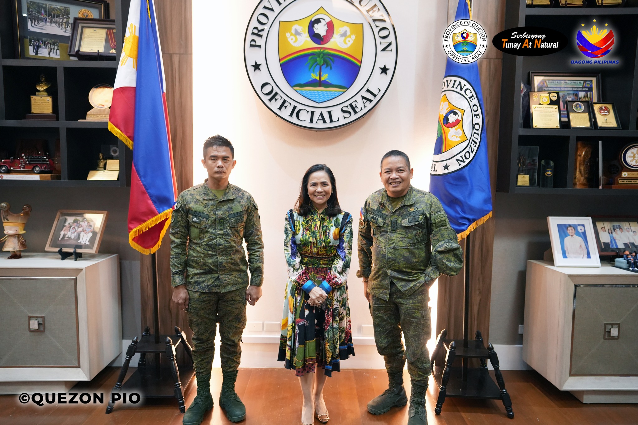 Ang AFP 59IB 2ID PA sa Pangunguna ni LTCOL. Ferdinand Bruce Tokong ay Bumisita sa Tanggapan ni Gov. Helen Tan | February 18, 2025