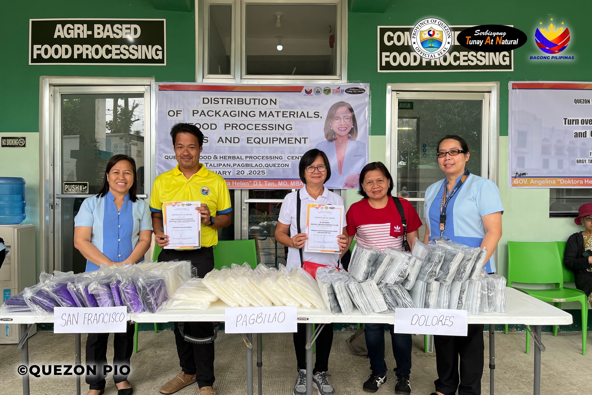 Pagkakaloob ng Packaging Materials, Food Processing Tools and Equipment at Coding Machines sa mga Assisted Organizations ng OPA | February 25, 2025