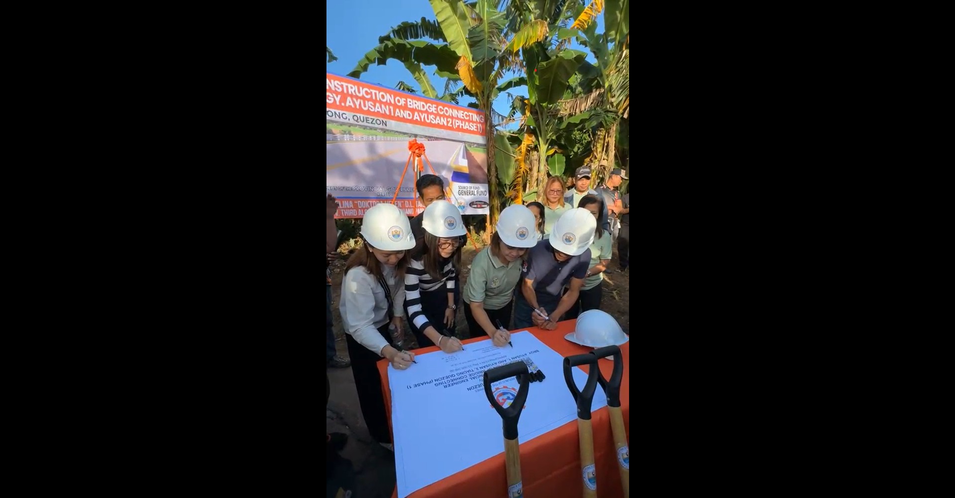 Ground breaking of Bridge Connecting Brgy. Ayusan 1 and Ayusan 2 | February 1, 2025