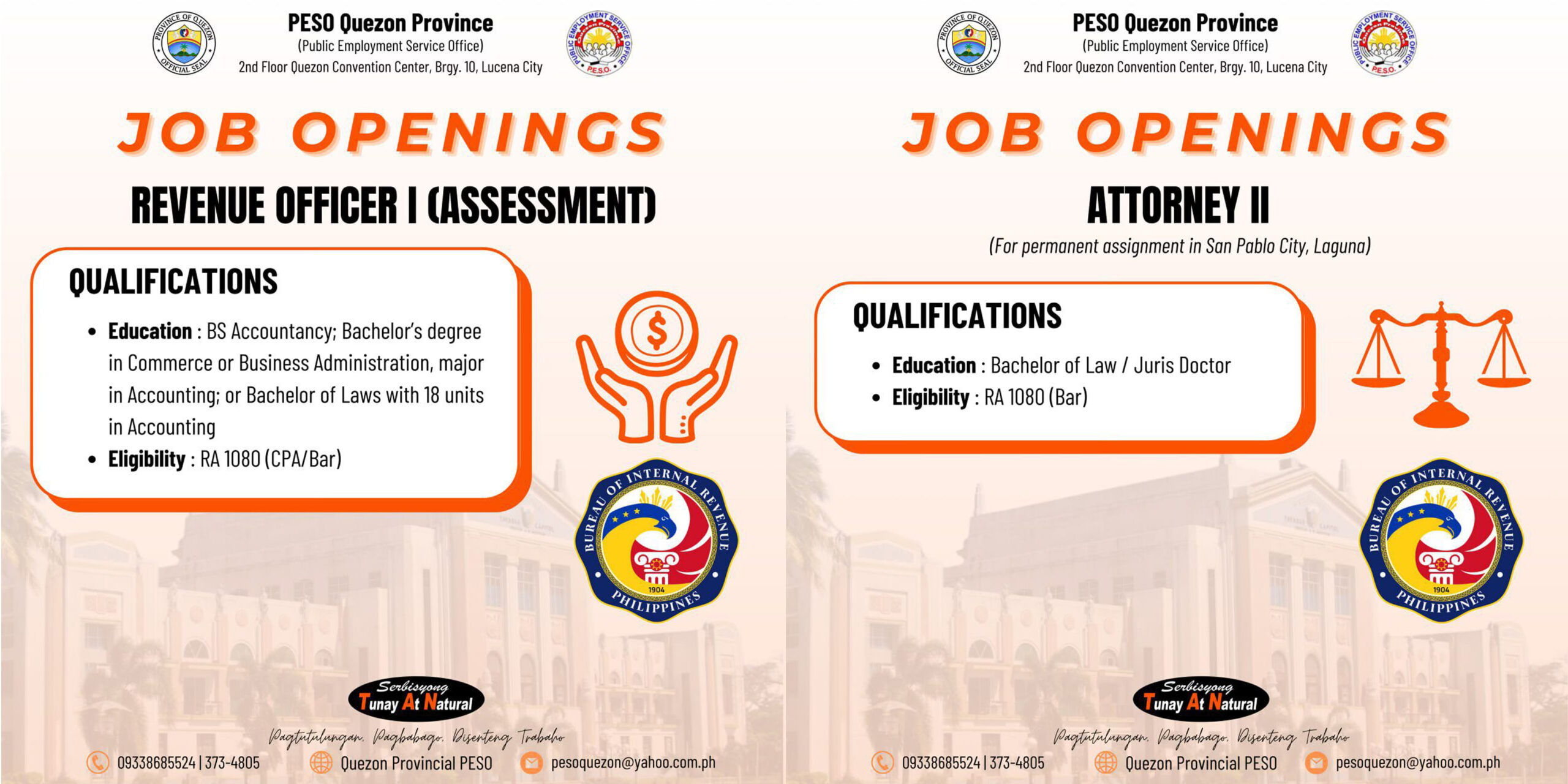 JOB OPENINGS | February 4, 2025