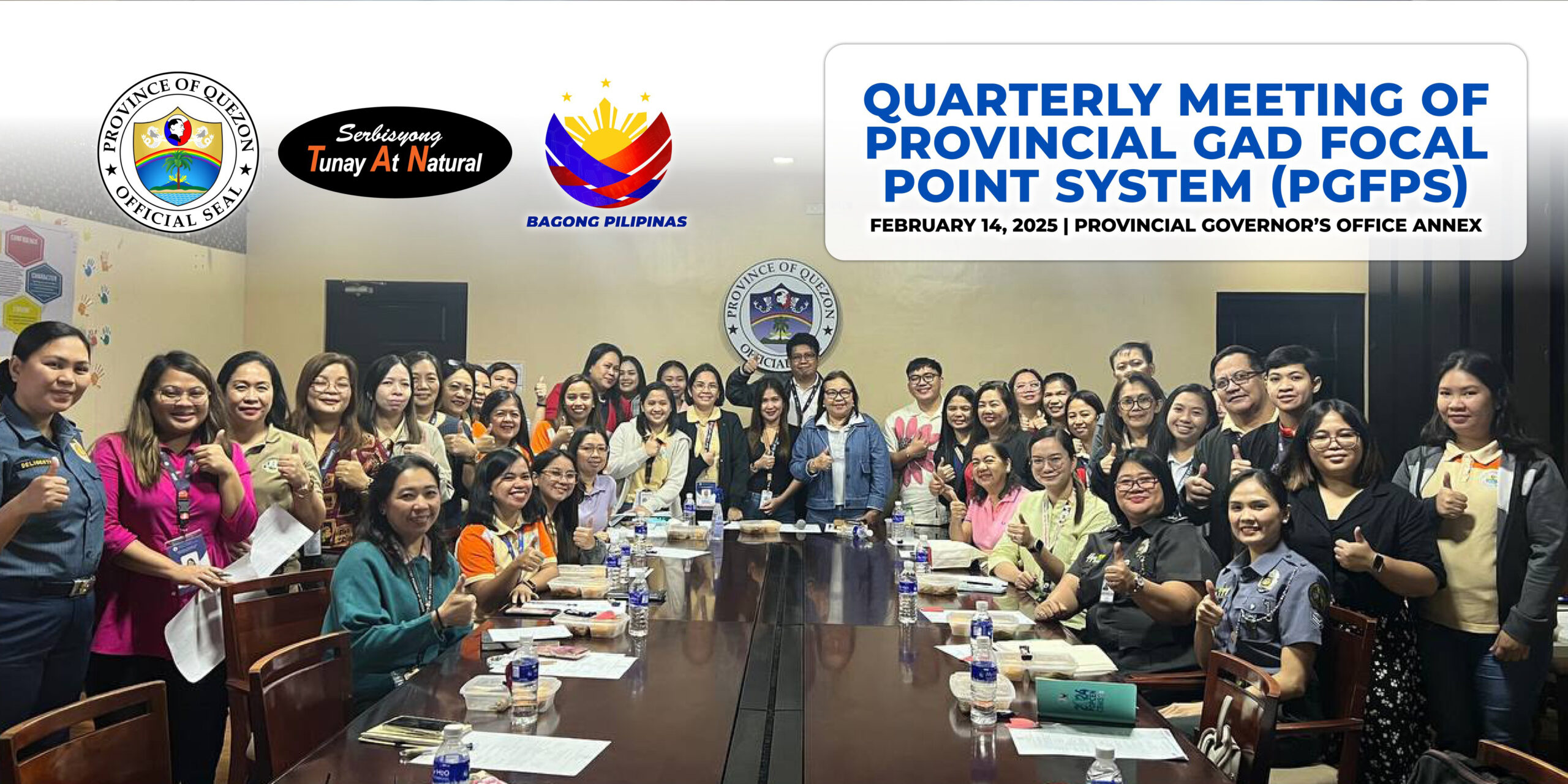Quarterly Meeting of Provincial GAD Focal Point System (PGFPS) | February 14, 2025