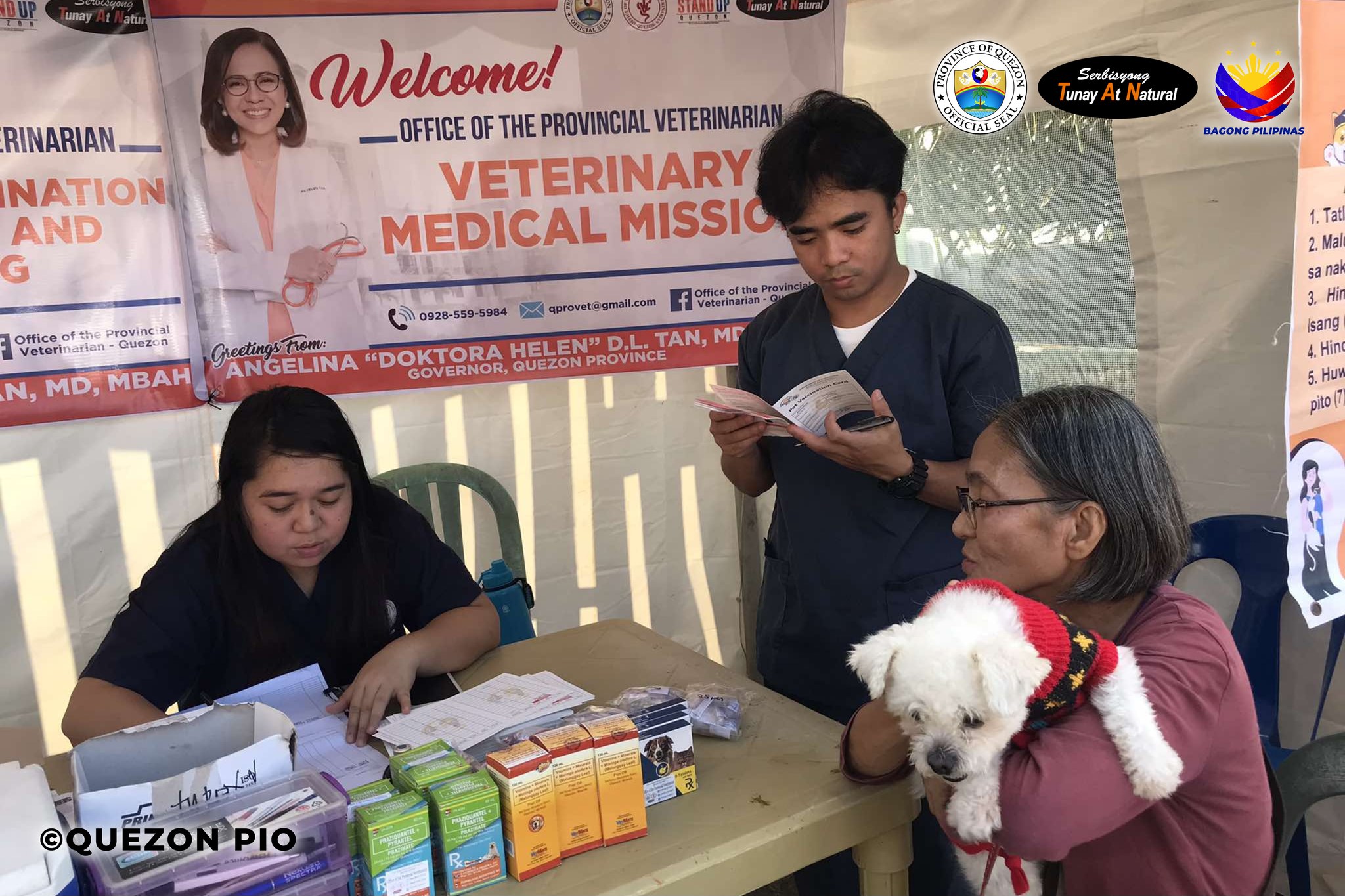 Nagsagawa ang Office of the Provincial Veterinarian (OPV) ng Veterinary Medical Mission sa pag diriwang ng Unisan Day at Cocolilay Festival 2025 | February 13, 2025