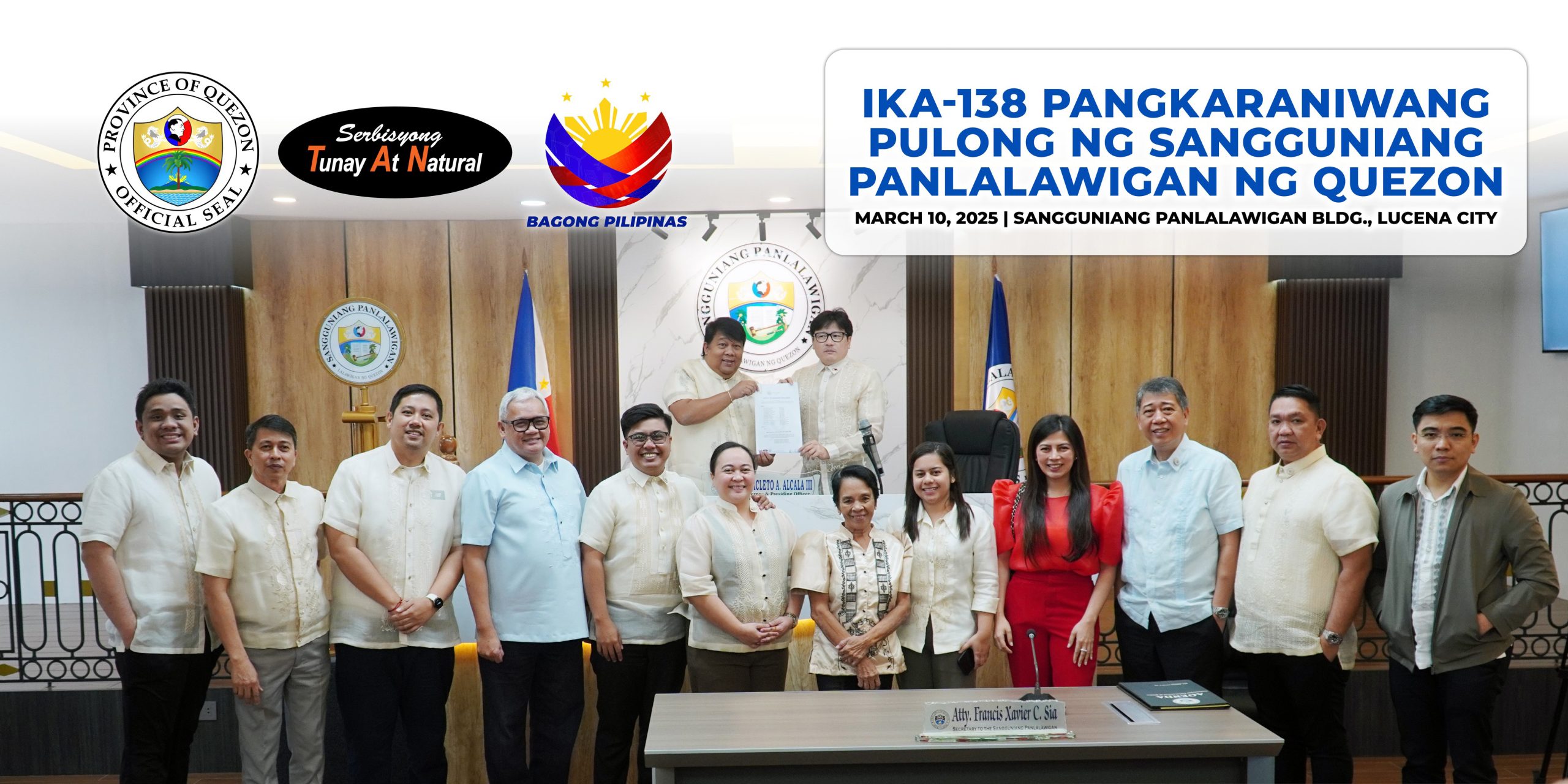 138th Sangguniang Panlalawigan Regular Session | March 10, 2025