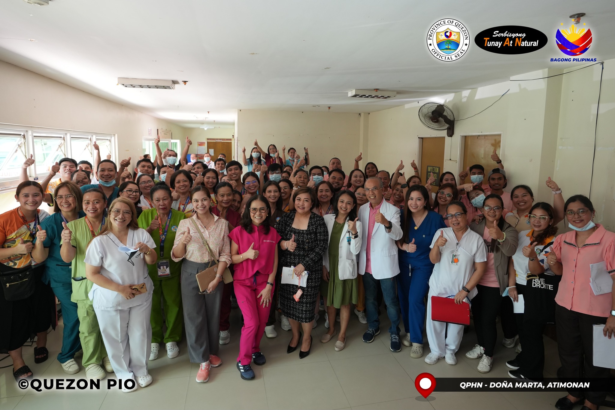 Kinamusta at Binisita ni Gov. Doktora Helen Tan ang  QUEZON PROVINCIAL HOSPITAL NETWORK (QPHN) sa iba’t ibang bayan | March 12, 2025