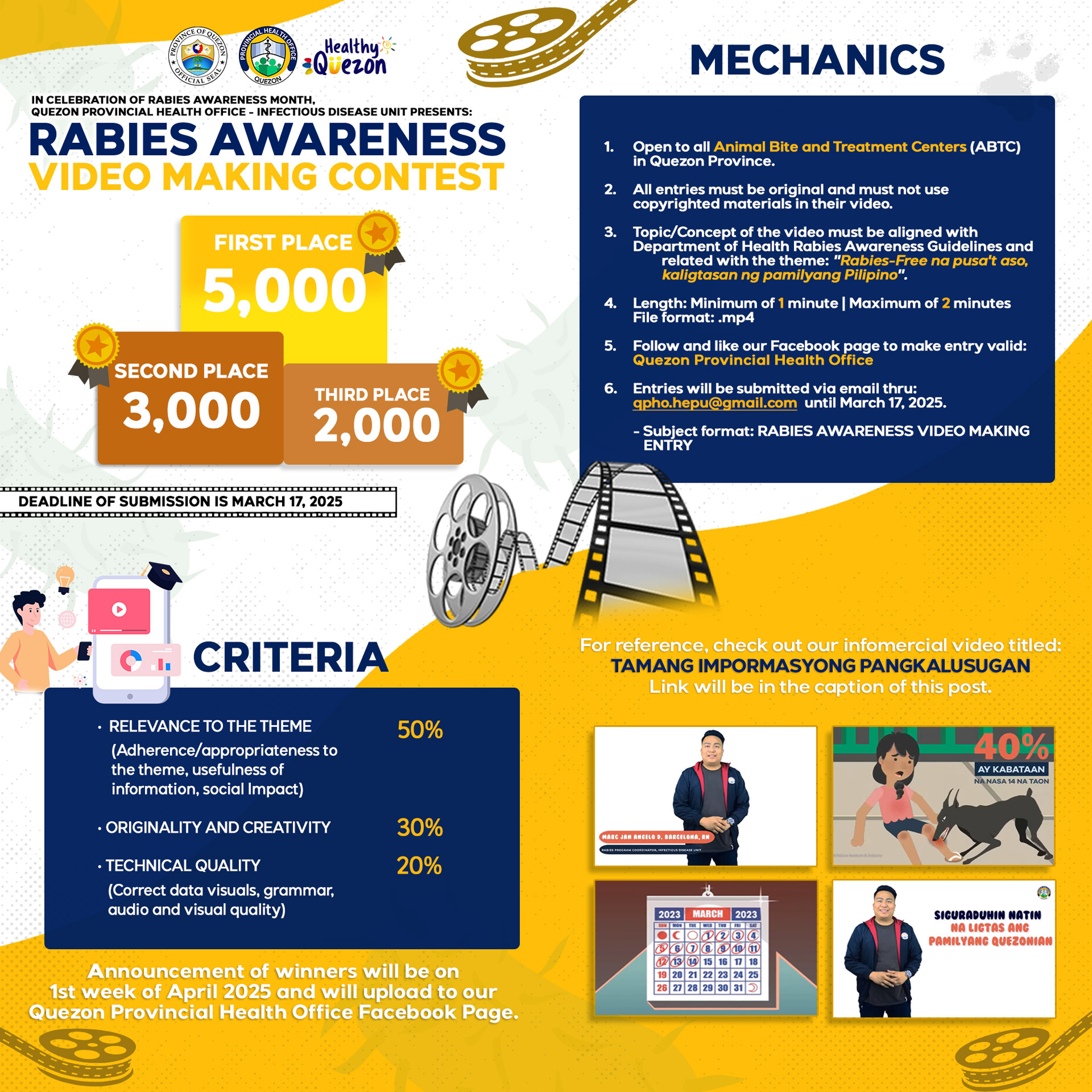 Rabies Awareness Video Making Contest | March 4, 2025