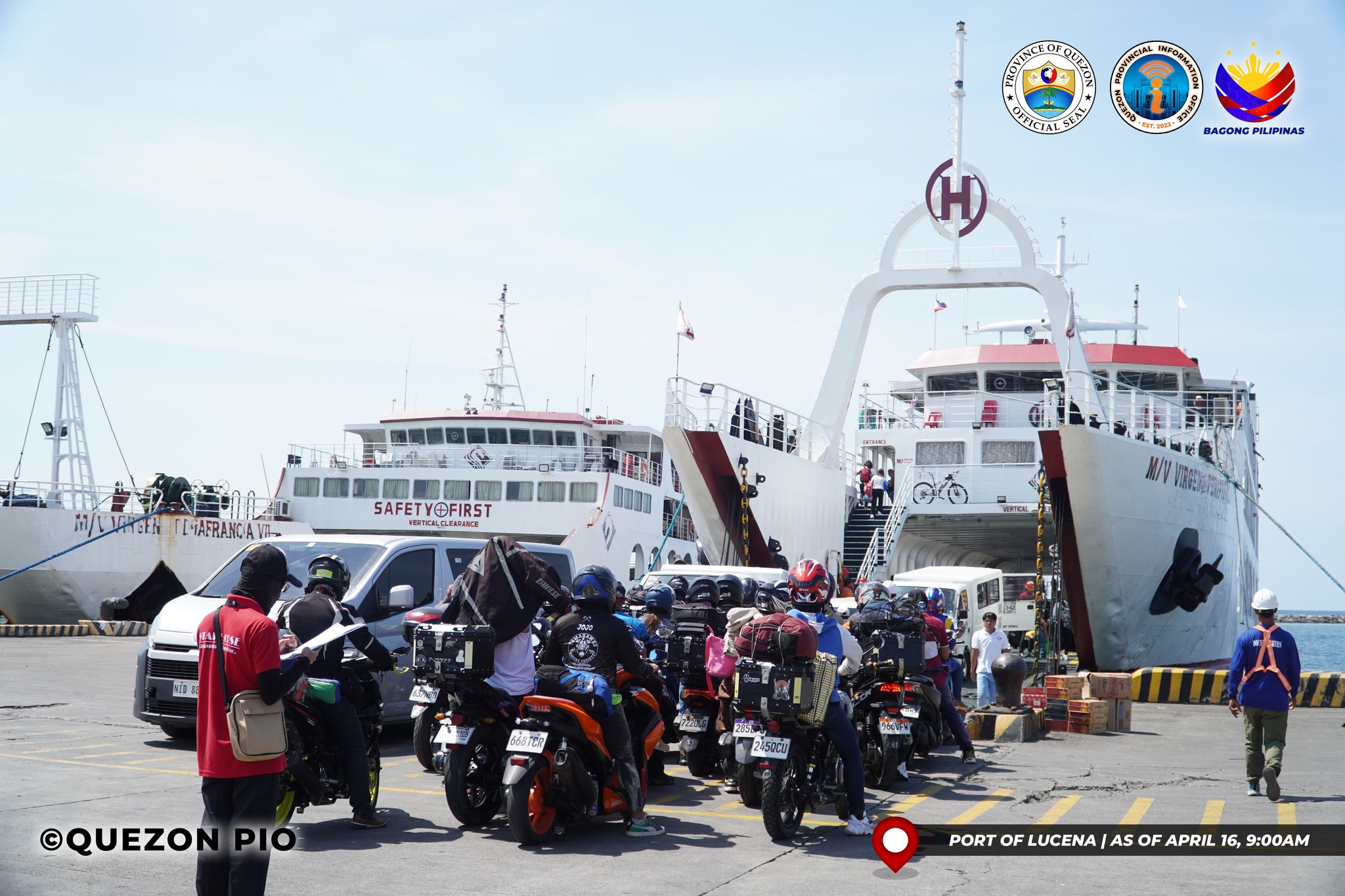 Ang sitwasyon ng mga byahero patungo sa Marinduque, Romblon at Masbate City sa Port of Lucena City | April 16, 2025