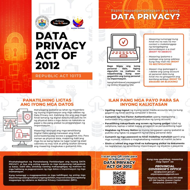 ‎Paano mapangangalagaan ang iyong DATA PRIVACY? | April 25, 2025