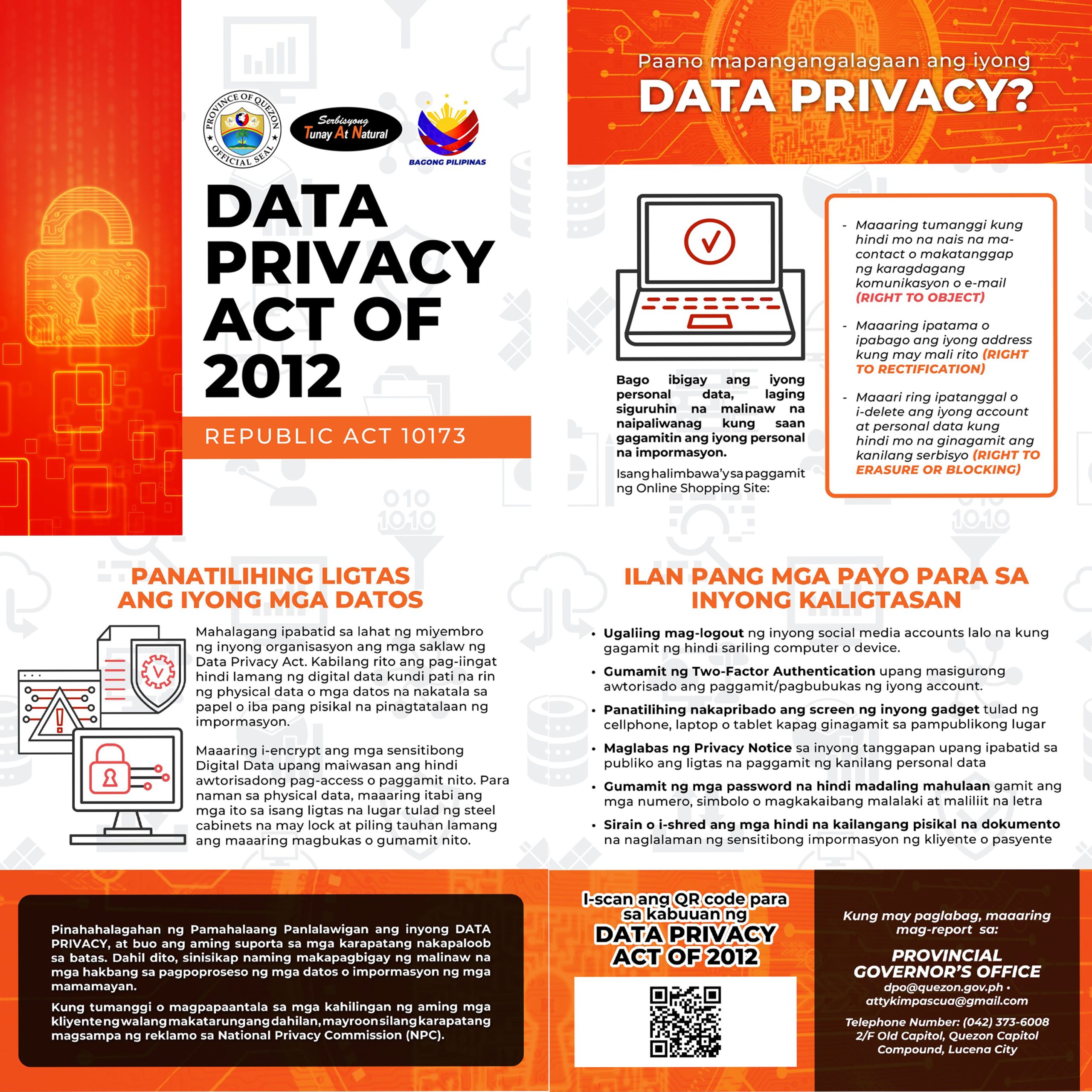 ‎Paano mapangangalagaan ang iyong DATA PRIVACY? | April 25, 2025