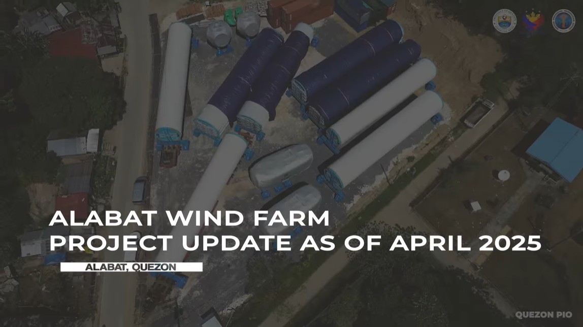 Alabat Wind Farm Project Update as of April 2025 | April 30, 2025