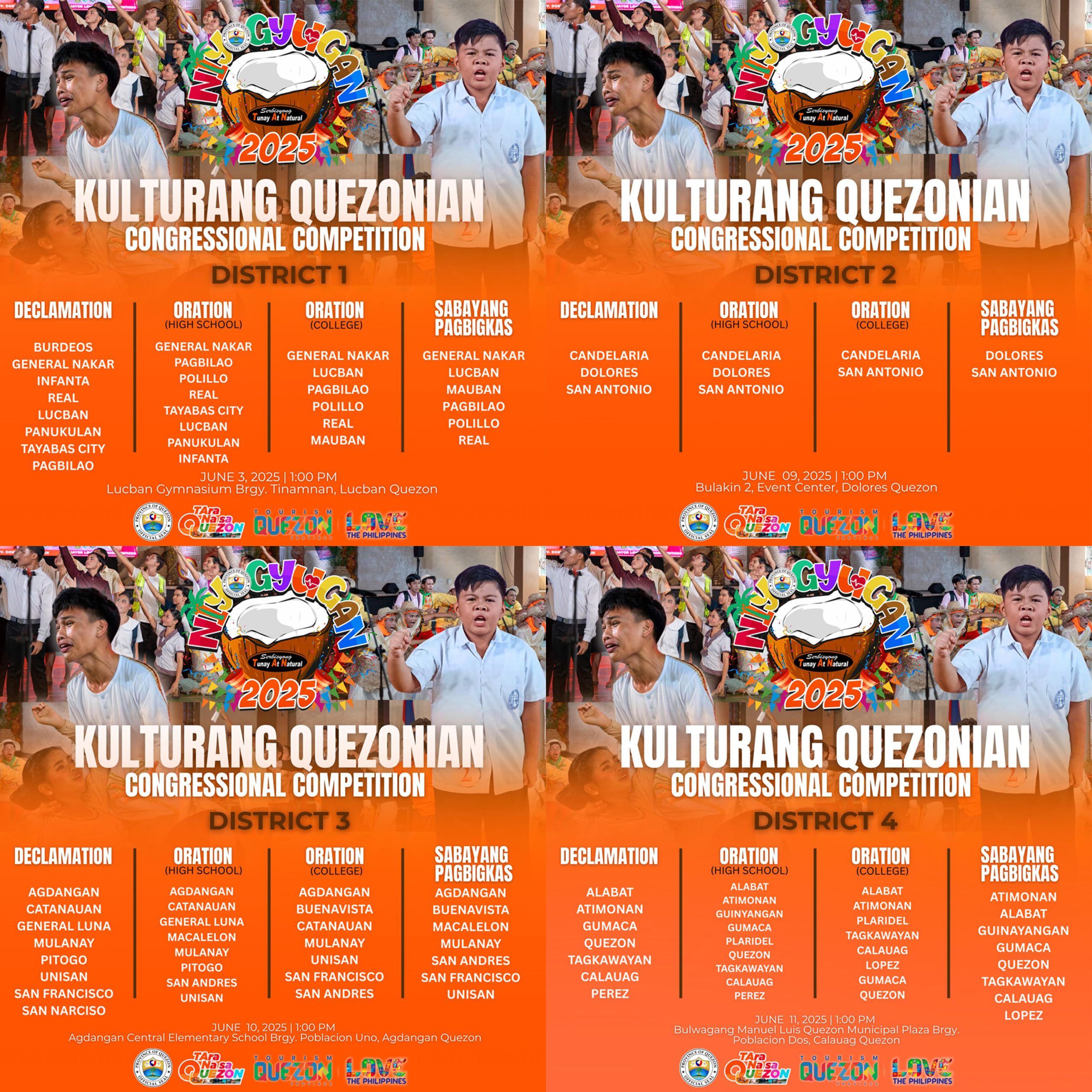 Congressional Competition Niyogyugan 2025 | May 26, 2025