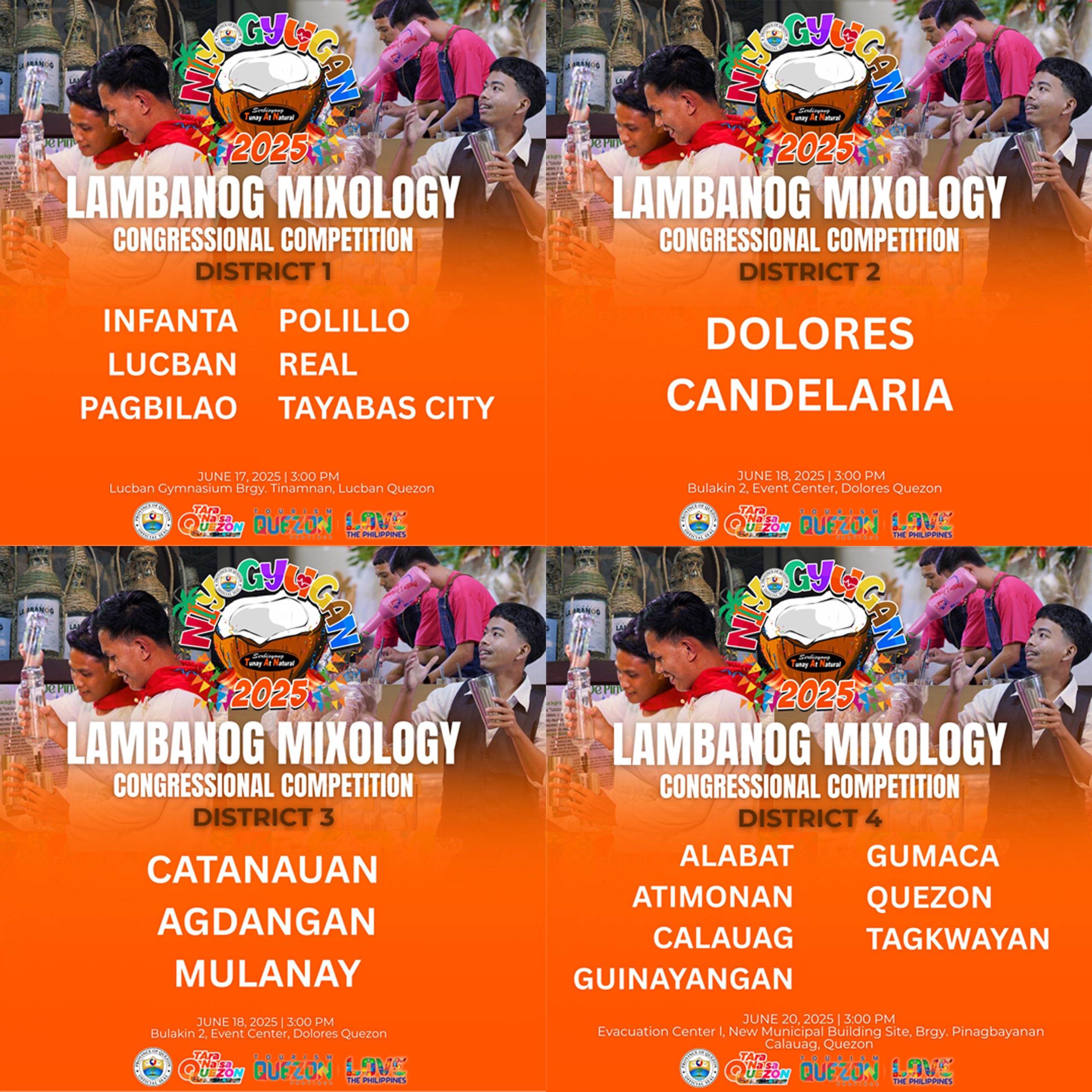 Congressional Competition Niyogyugan 2025 – Lambanog Mixology | May 26, 2025