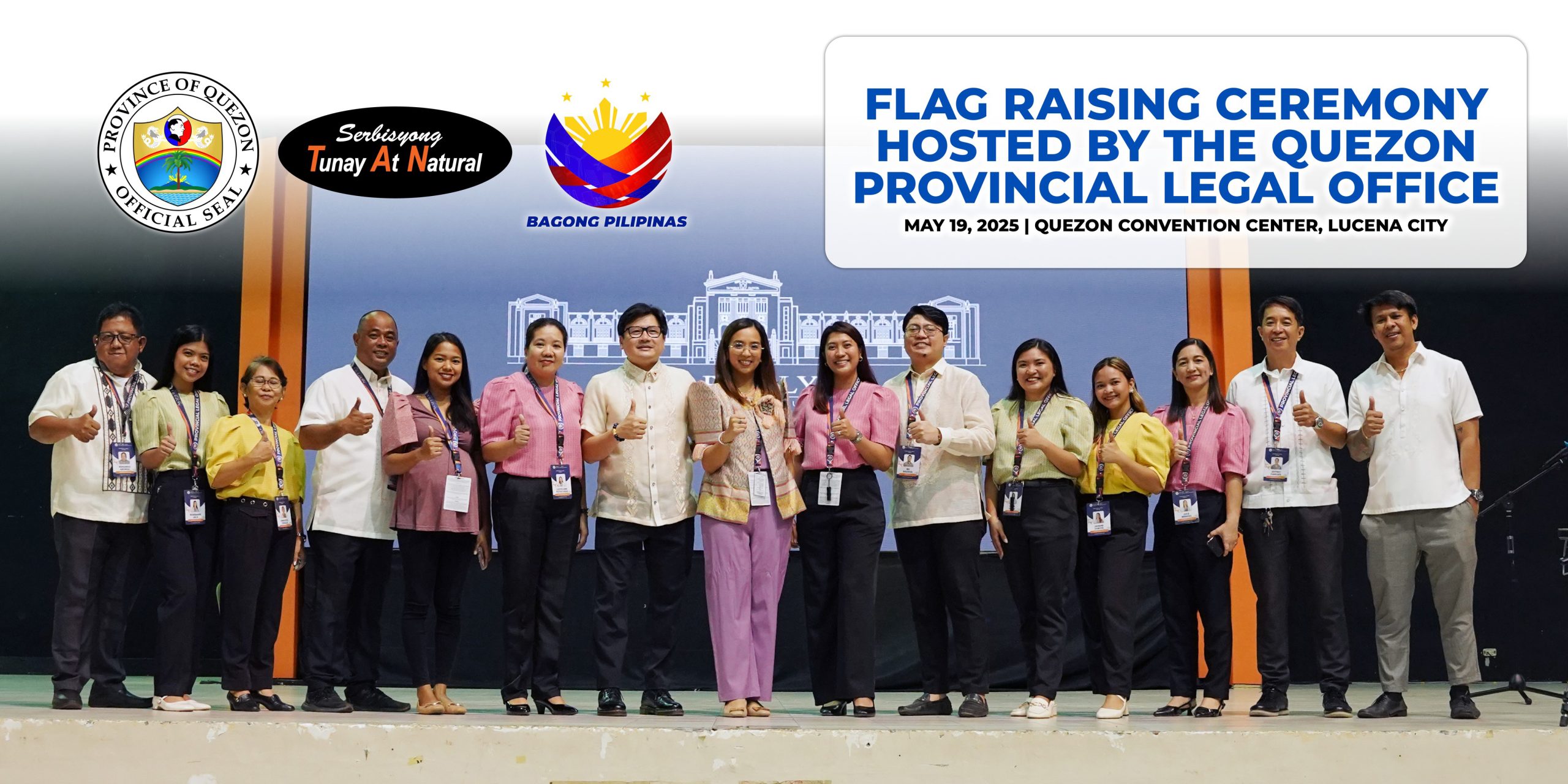 Flag Raising Ceremony hosted by the Quezon Provincial Legal Office | May 19, 2025