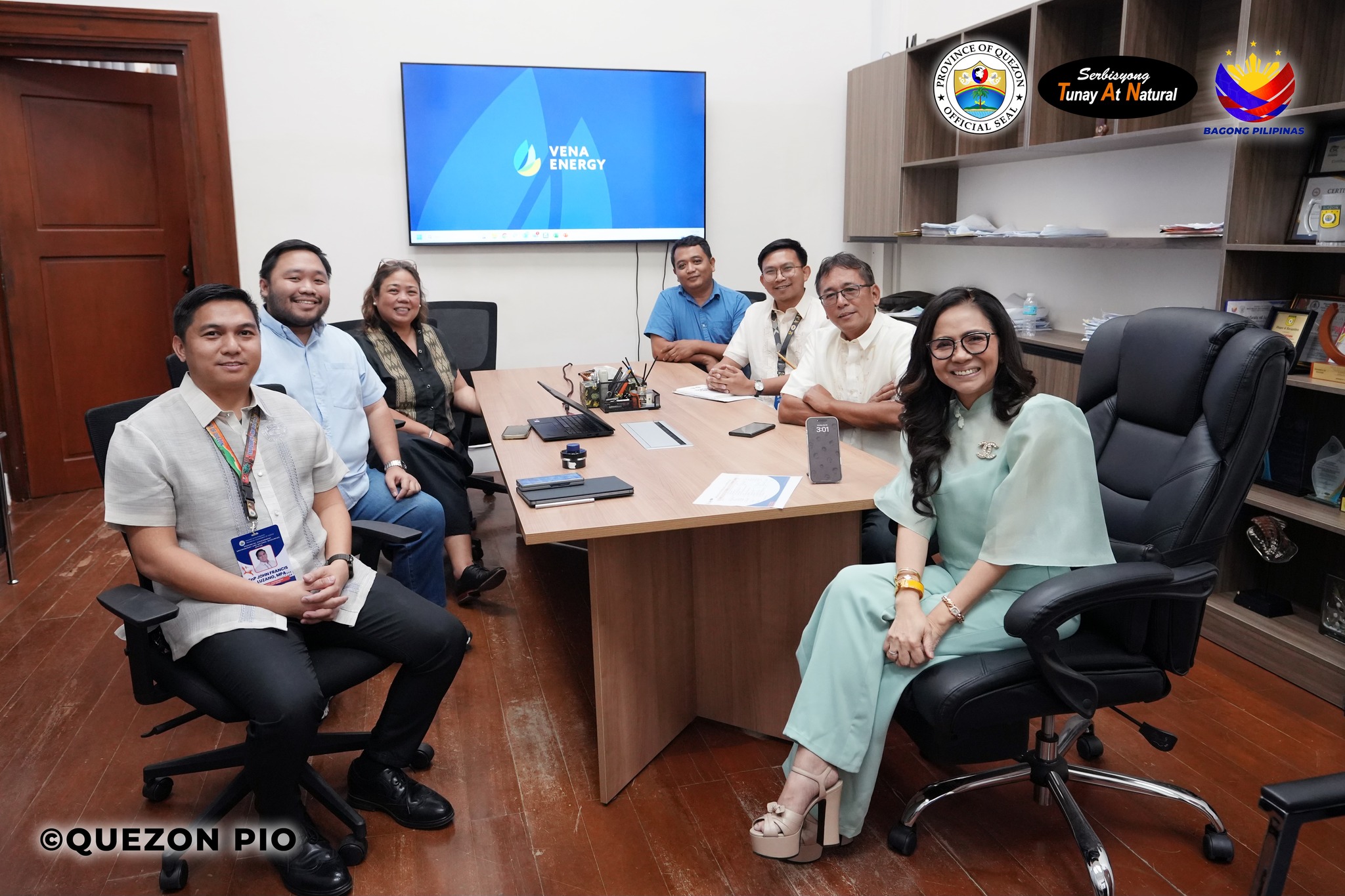 Governor Helen Tan Hosts Vena Energy Representatives for Renewable Energy Talks | May 27, 2025