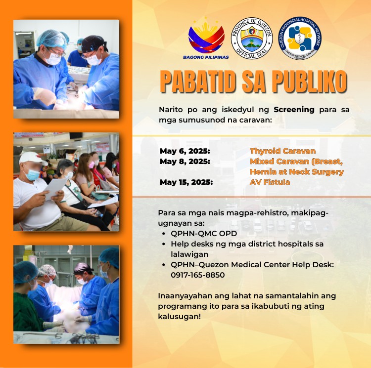 Pabatid Publiko – Caravan Screening | May 5, 2025