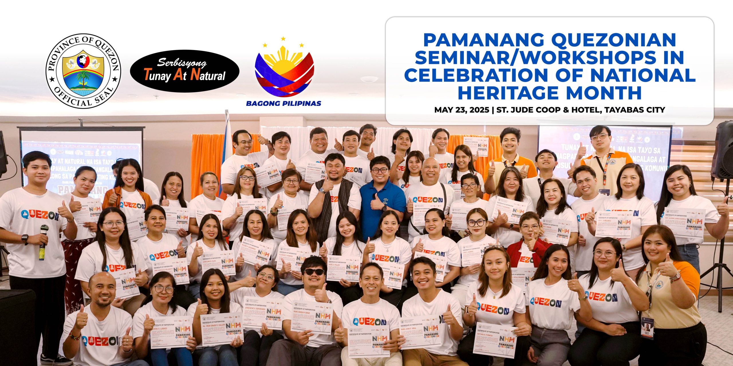 Pamanang Quezonian Seminar_Workshops in Celebration of National Heritage Month | May 23, 2025