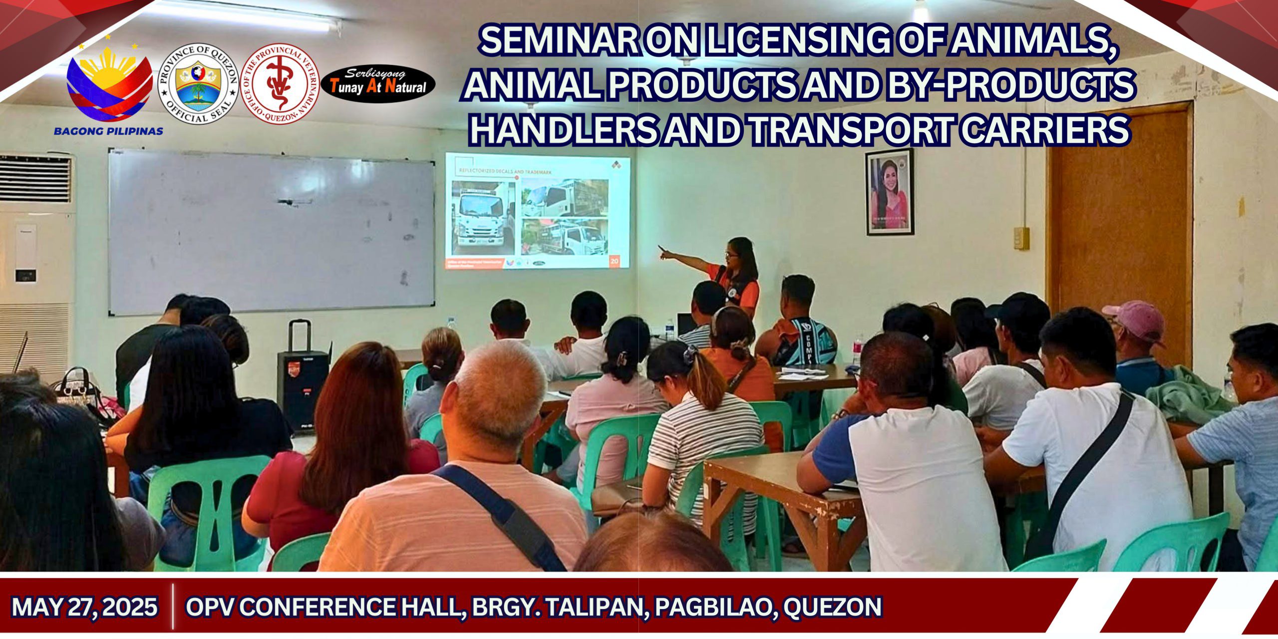 Seminar on Licensing of Animals, Animal Products and By-products Handlers, and Transport Carriers | May 28, 2025