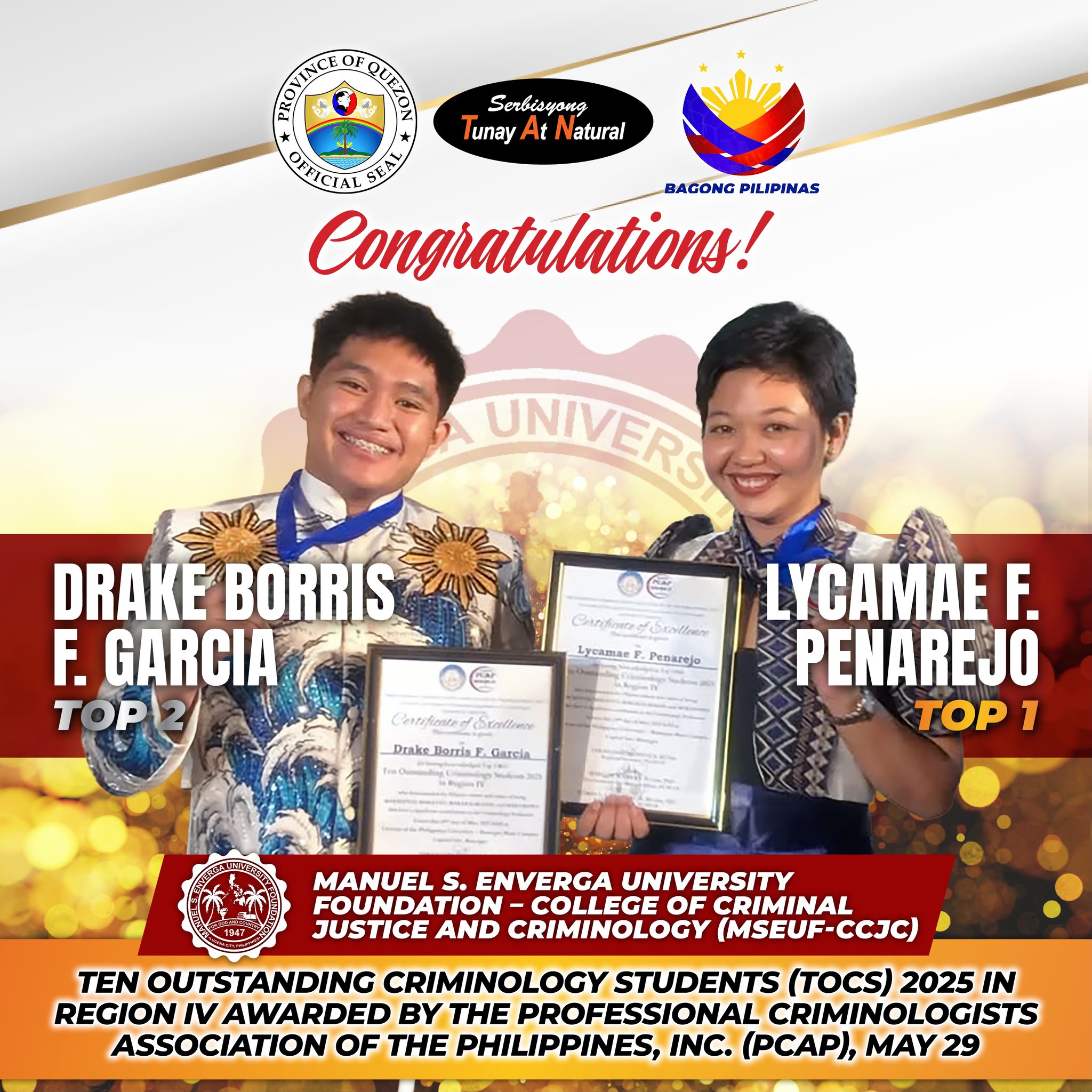 Congratulations Topnotchers!