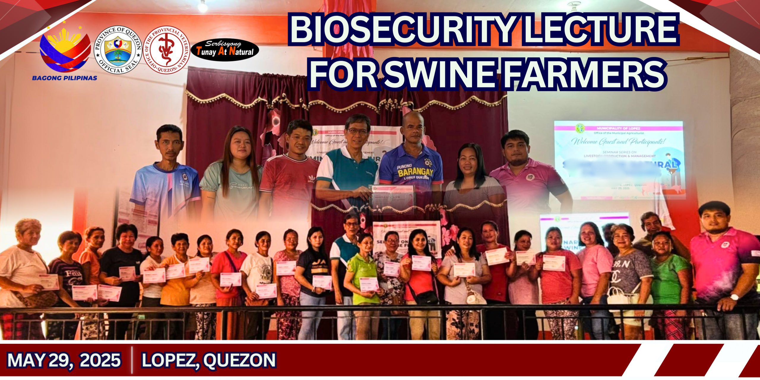Biosecurity Lecture for Swine Farmers | June 3, 2025