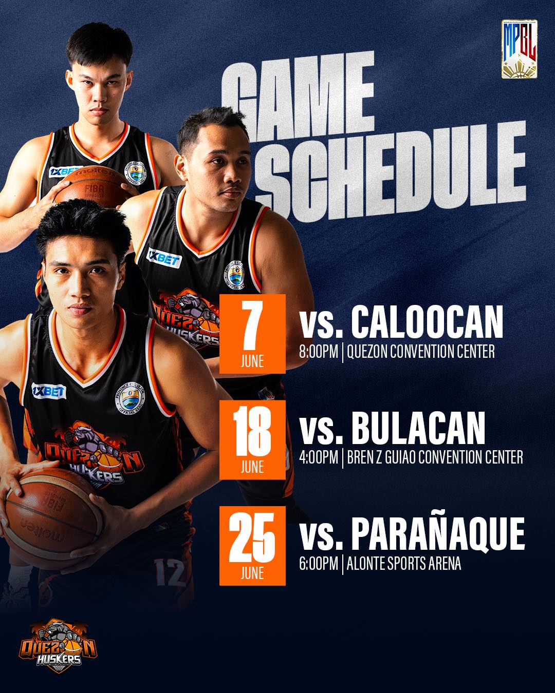 Quezon Huskers Game Schedule | June 2, 2025